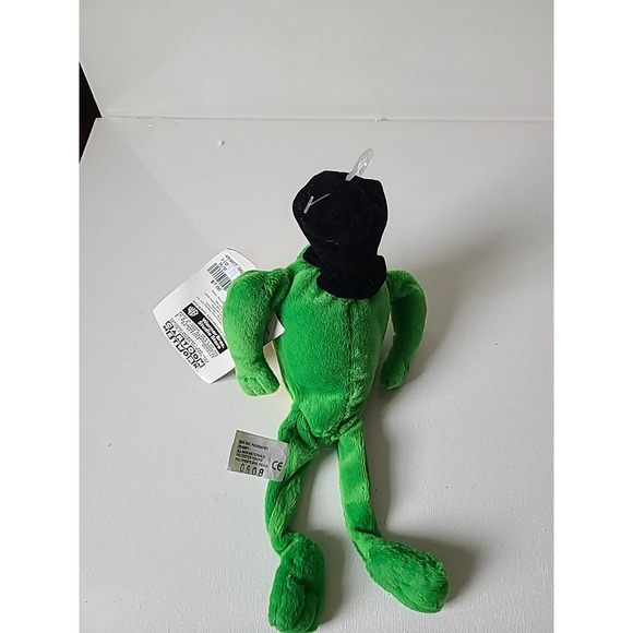 VTG Warner Bros Studio Store MJ Michigan Jose Frog Bean Bag Stuffed Plush 1998 - Picture 2 of 4